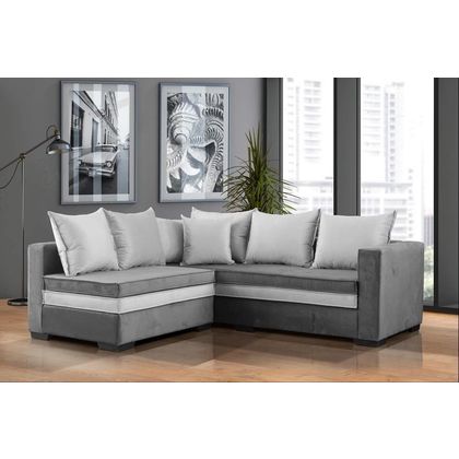 Γωνιακός Καναπές Σπέτσες Sofa Agora 220x200x85cm (Ξύλο-Ύφασμα) Με Επιλογή Υφάσματος