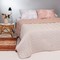 bed sheet 220x240cm  Melinen Home Couvre LIT Flavio 100% Microfiber /Cream - Pink