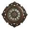 Ρολόι Τοίχου Πλαστικό Μπρονζέ Φ.60cm Inart 3-20-385-0078