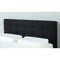 Carter ντυμένο διπλό κρεβάτι 164x217εκ. ( για στρώμα 150x200εκ. ) Μαύρο με ανατομικό πλαίσιο