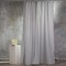 Κουρτίνα Μπάνιου 180x200cm Melinen Home Dots 100% Polyester /Ασημί