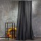 Κουρτίνα Μπάνιου 180x180cm Melinen Home Jacquard 100% Polyester /Ανθρακί