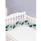 Baby's Crib Bumper 18x220 Palamaiki New Baby Collection Tangle Khaki 100% Polyester