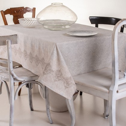 Tablecloth 135x220cm Melinen Home Loneta Marlene 35% Cotton - 65% Polyester/ Beige
