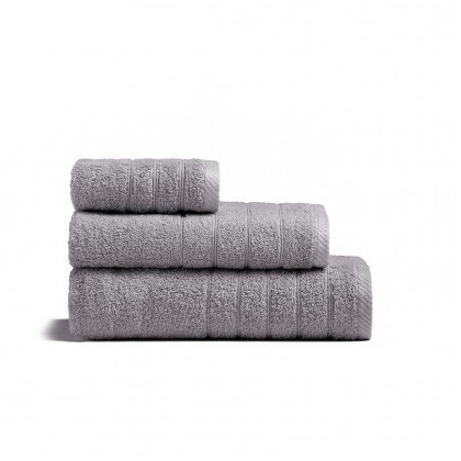 Bath Towel 50x90cm Melinen Home Fresca 100% Cotton/ Light Grey