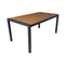 Τραπέζι Αλουμινίου-Polywood 150x90x74cm Ferrara II Φυσικό