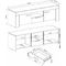 Σύνθετο Σαλονιού με Βιτρίνα Μοριοσανίδα  Μ225xΒ50xΥ197εκ. 36116-SKN Home Furniture