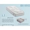 Βρεφικό Στρώμα Ύπνου Κούνιας Με Ανεξάρτητα Ελατήρια Linea Strom Baby Pocket 80x140x16cm (Πλάτος 75-80cm)