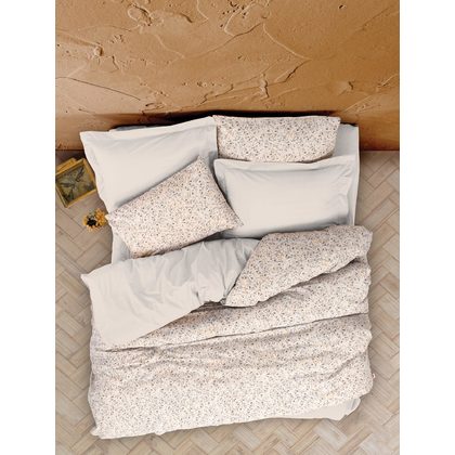 Double Bed Sheets Set 4pcs 240x260 MADI Cosmos Collection Lush 100% Cotton 144TC