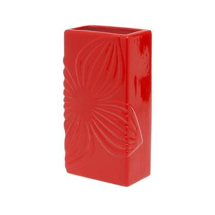 Ceramic Vase Red 30cm BAM36367