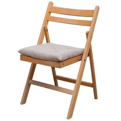 Chair Cushion 40x40 Viopros 584 5-Beige 100% Cotton