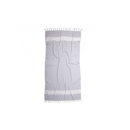 Beach Towel-Pareo 100x180 Viopros Summer Grey 100% Cotton