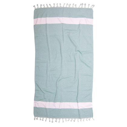 Beach Towel-Pareo 100x180 Viopros Summer Green 100% Cotton