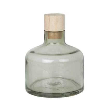 Διακοσμητικό Μπουκάλι με Ξύλινο Πώμα 15x20cm Gallery BAM41914
