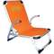 Καρέκλα Παραλίας myResort 45x42xx25/66cm Textilene Πορτοκαλί Αλουμινίου Ραβδωτή Ενισχυμένη με Ψηλή Πλάτη Velco 141-9731-2