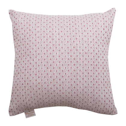 Decorative Pillow 42x42 Viopros 3017 Coral 100% Cotton Jacquard