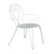 Καρέκλα Εξωτερικού Χώρου Μεταλλική BLIUMI Louisa 5398G Λευκή 58x52x90εκ.