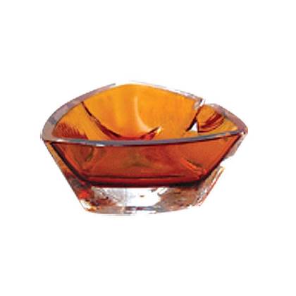 Color Glass Ashtray Honey 15,5x7cm DE 188569