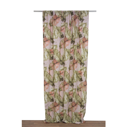 Curtain 140x270 Viopros Alina Green Loneta 100% Polyester