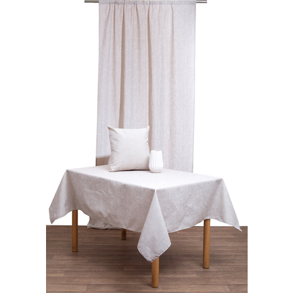 Tablecloth 140x180 Viopros Neon White Loneta 100% Polyester