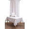 Tablecloth 140x140 Viopros Neon White Loneta 100% Polyester