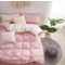 Double Bed Sheets Set 4pcs 230x260 Viopros Patricia 100% Cotton-Satin Penie 200TC