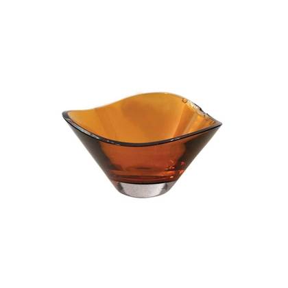 Color Glass Bowl Honey 21,5x10,5cm DE 716658