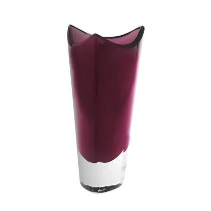 Color Glass Vase Purple 13,5x28cm DE 744496