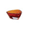 Color Glass Bowl Honey 16x33cm DE 753157