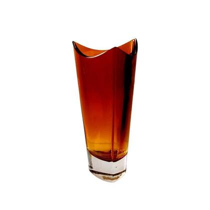 Color Glass Vase Honey 16x33cm DE 830881