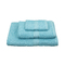 Towels Set 3pcs (30x50,50x100,70x140) Viopros Classic Turquoise 100% Cotton
