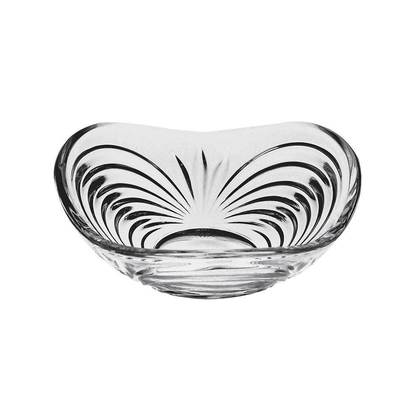 Clear Glass Cake Serving Plate 12x12x4cm SHZPS/129