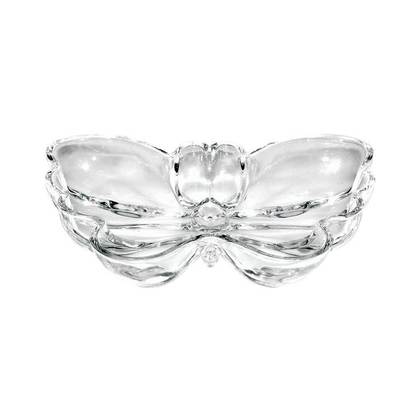 Clear Glass Butterfly Bowl 24x17x6cm SHZPS/146C