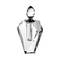 Crystal Perfume Bottle 7x4x13cm TNU5395