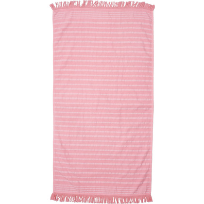 Beach Towel-Pareo 80x160 Anna Riska Serifos 5-Blush Pink 100% Cotton