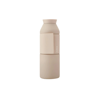 Stainless Steel/ PP/ Silicone BPA Free Thermos 205x72x72cm 450ml Closca Bottle Wave Sahara CL4040 