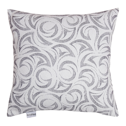 Decorative Pillow 55x55 Anna Riska 1569 Anthrasit 100% Cotton Jacquard