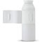 Stainless Steel/ PP/ Silicone BPA Free Thermos 205x72x72cm 450ml Closca Bottle Wave White CL4316