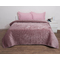 Double Coverlet 220x240 Anna Riska Verona Blush Pink Microfiber-Polyester Velvet