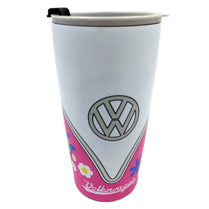 Stainless Steel/ BPAFree Reusable Cup 17x8,5x8,5cm 500ml VW Bus Summer Love CUP56