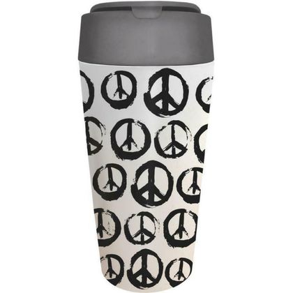 Cup PLA 6,5x8,3x14,2cm 420ml Bioloco Plant Deluxe Cup – Peace BPD115