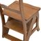 Καρέκλα / Σκάλα Ξύλινη Πτυσσόμενη Καφέ / Natural 44x38x42εκ. Inart 3-50-092-0138