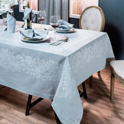 Tablecloth  160x260cm Teoran Lace-03 50% Cotton- 50% Polyester