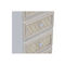 Συρταριέρα από Μασίφ Ξύλο με 6 Συρτάρια Φυσικό / Λευκό Μ29xΠ23xΥ95εκ. Inart 6-50-147-0003