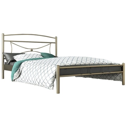 Μεταλλικό Κρεβάτι Μονό Chic Strom Fiona Για Στρώμα 90x200cm Με Επιλογή Χρώματος