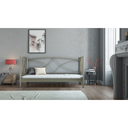 Καναπές - Κρεβάτι Μεταλλικός Chic Strom Tinos Για Στρώμα 90x200cm Με Επιλογή Χρώματος