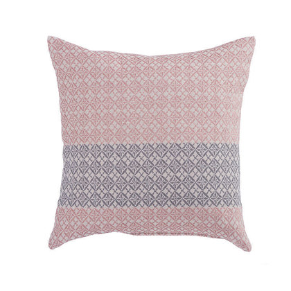 Decorative Pillow 50x50 NEF-NEF Guaver Pink 57% Cotton 22% Acrylic 21% Polyester
