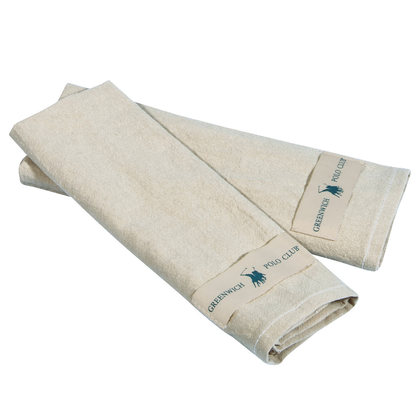 2pcs. Kitchen Towels Set 30x45cm Cotton Greenwich Polo Club Kitchen Essential Collection 2637