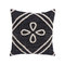 Decorative Pillow 45x45 NEF-NEF Rombo Black 90% Cotton 10% Polyester