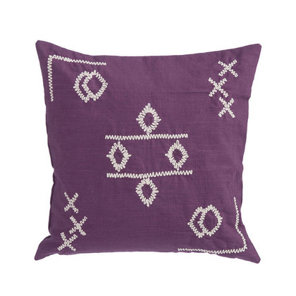 Decorative Pillow 45x45 NEF-NEF Laoura Mauve 100% Cotton